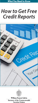 How to get free credit reports brochure