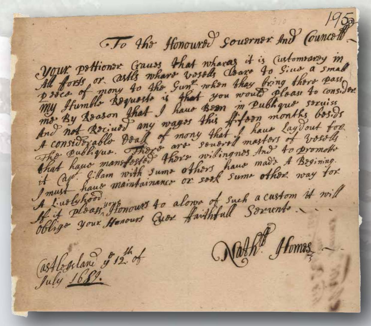 Description of William Shirley’s gains from his position and military activities, his construction of a grand home in Roxbury, and the personal losses he suffered, including the deaths of two sons in colonial wars. The home was later owned by William Eustis, Secretary of War under President James Madison and Governor of Massachusetts.