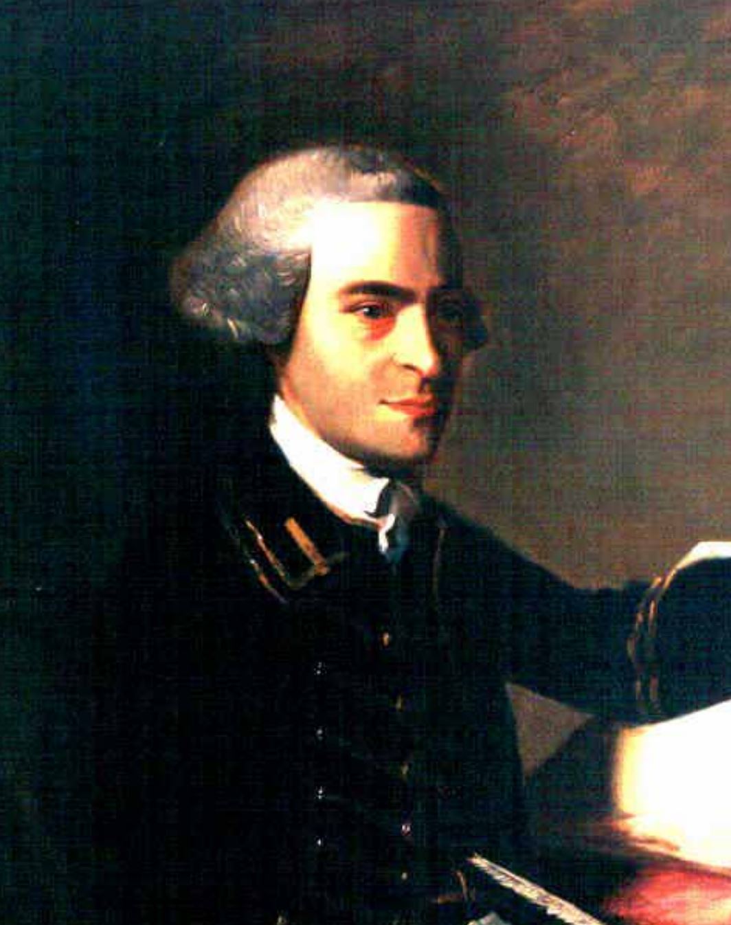 A portrait of John Hancock