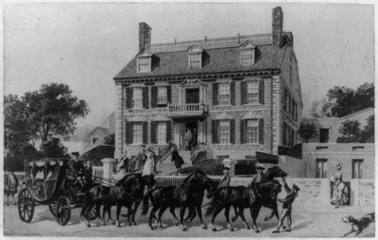 Some of the South Carolina captives worked as house servants in John Hancock’s Beacon Hill home, pending resolution of their case.
- Library of Congress