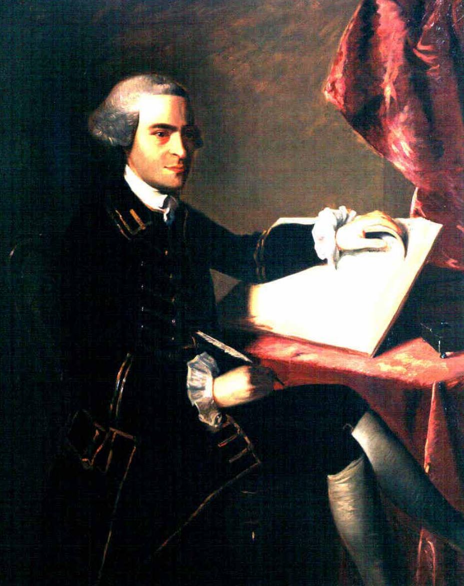 A portrait of John Hancock