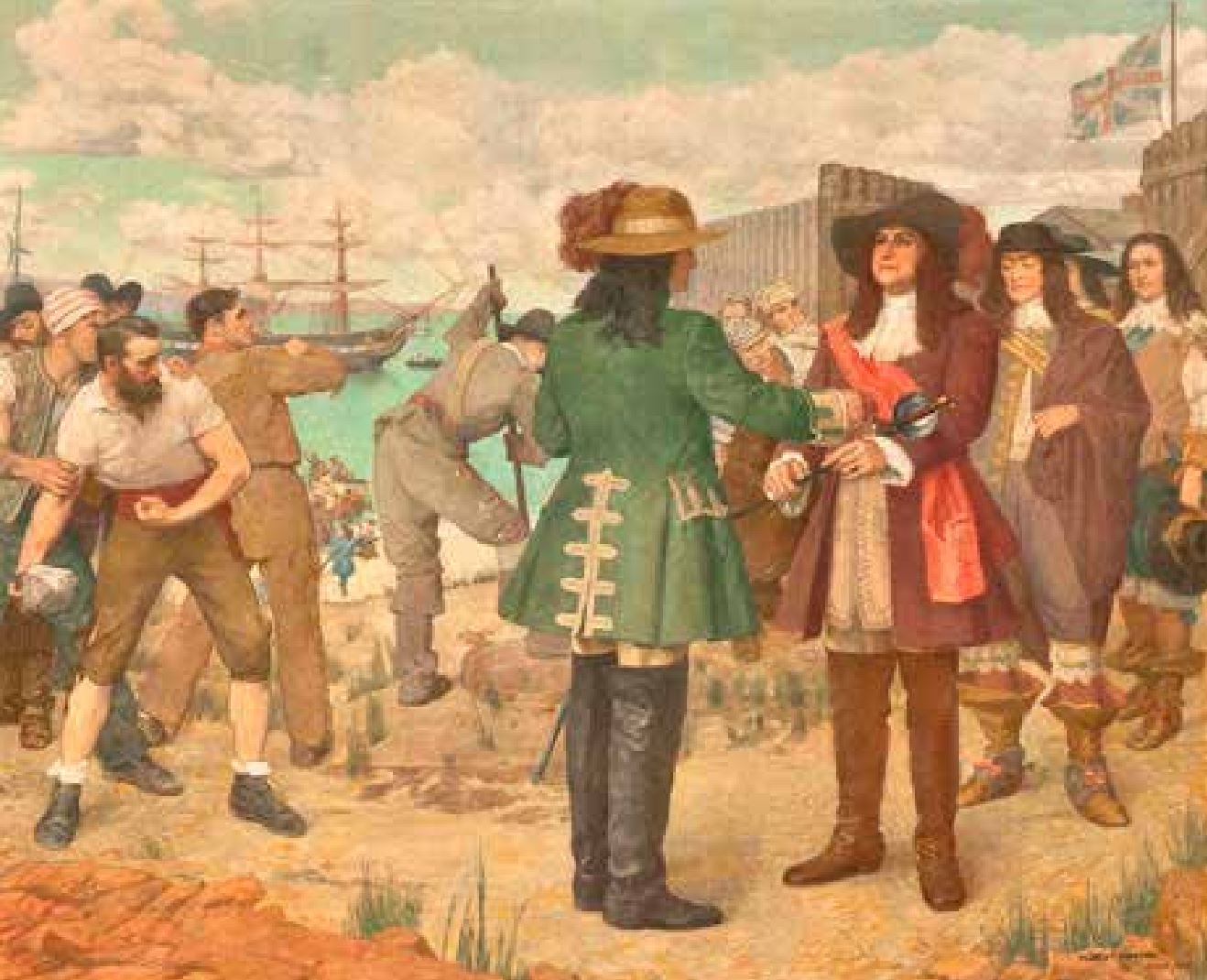 Arrest of Governor Andros. 
- Massachusetts State House Art Collection