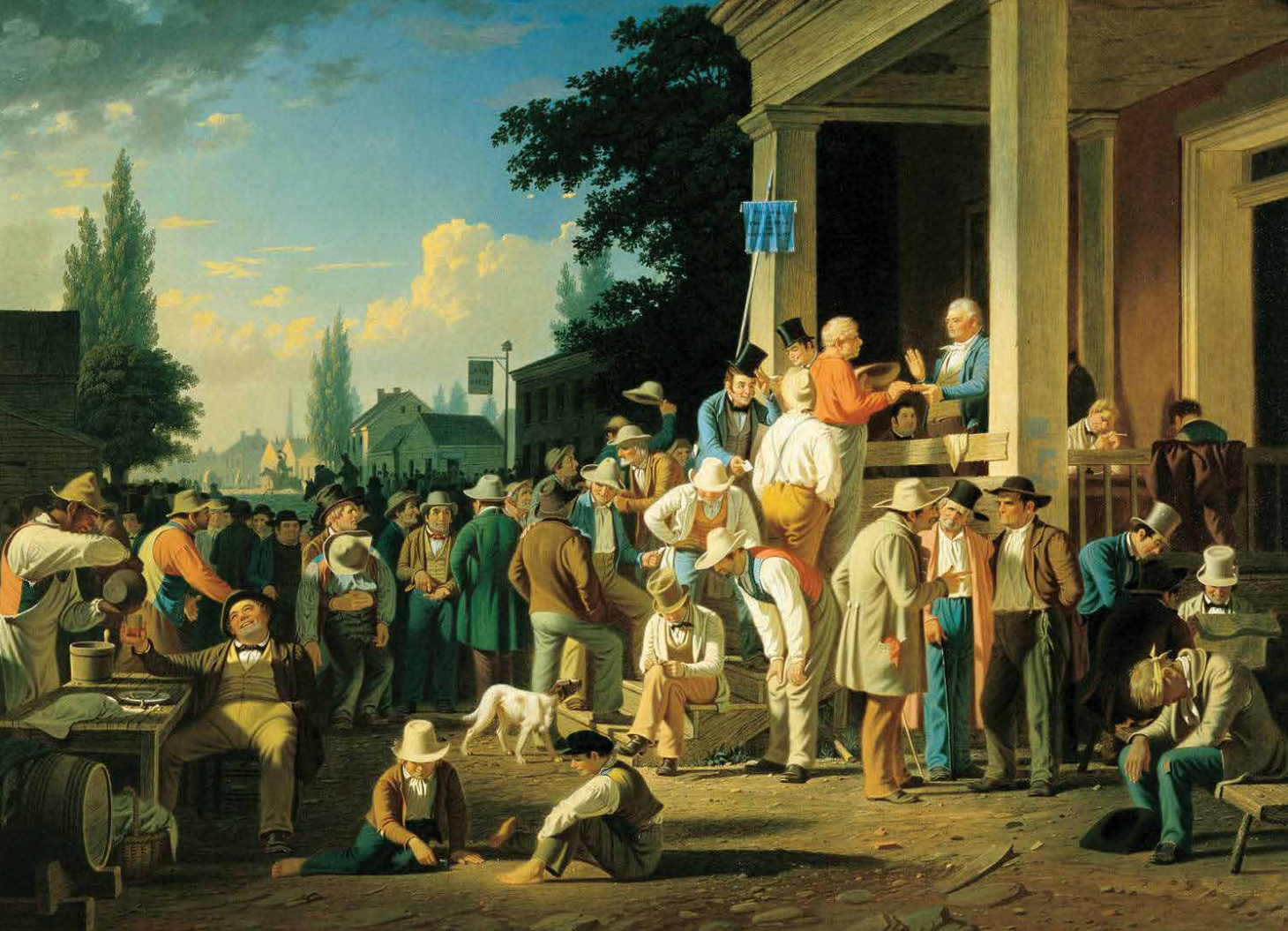 George Caleb Bingham, The County Election, 1852. St. Louis Museum of Art
