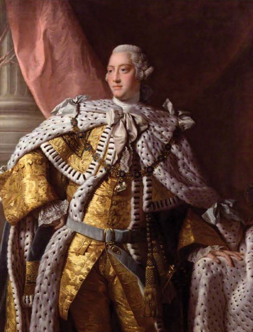 King George III was twenty-six years old at the time of 
the Stamp Act. Although not an absolute monarch, the 
inexperienced king wielded considerable power. NATIONAL 
PORTRAIT GALLERY LONDON 