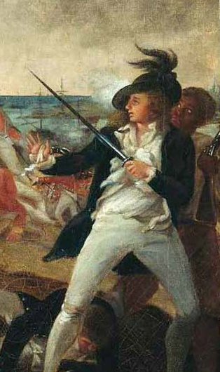 During the American Revolution, African American men often fought side-byside
with white soldiers in integrated regiments
