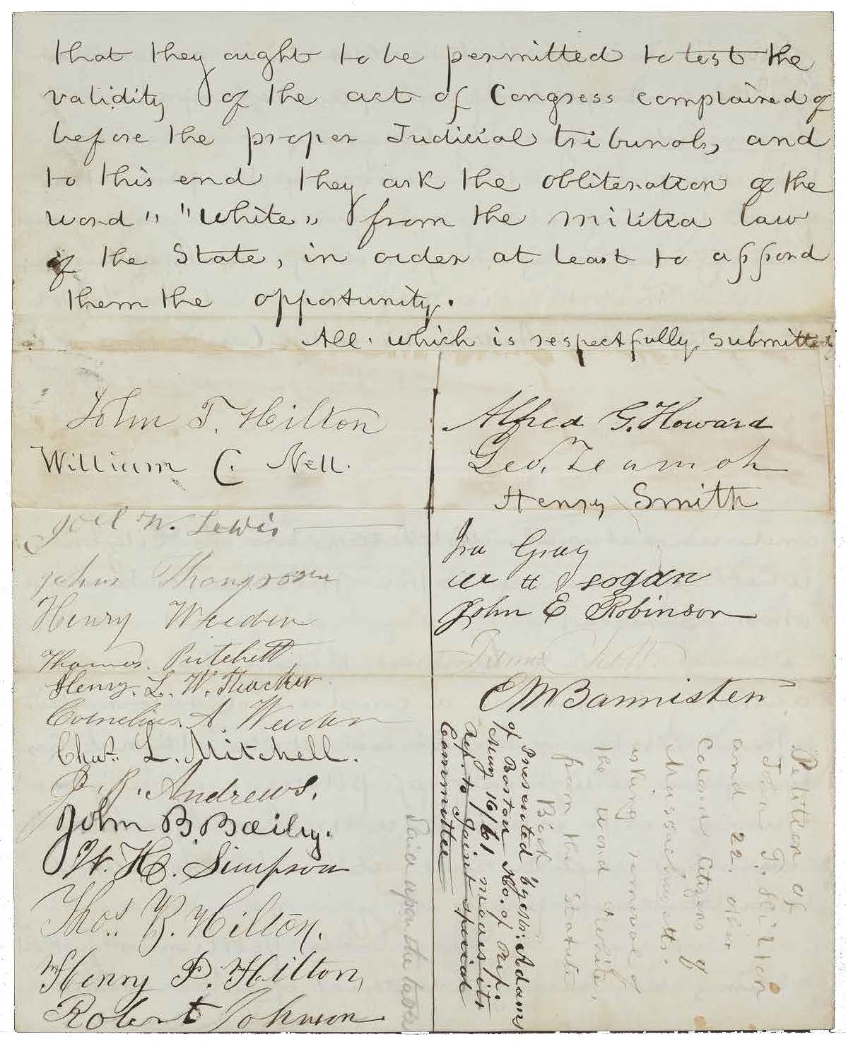 Peter Salem, a free African American man, was one of thousands of Black
soldiers from Massachusetts who fought in the Revolutionary War. Salem
served in the Continental Army for five years and fought in several major
battles. He died in Framingham in 1816.