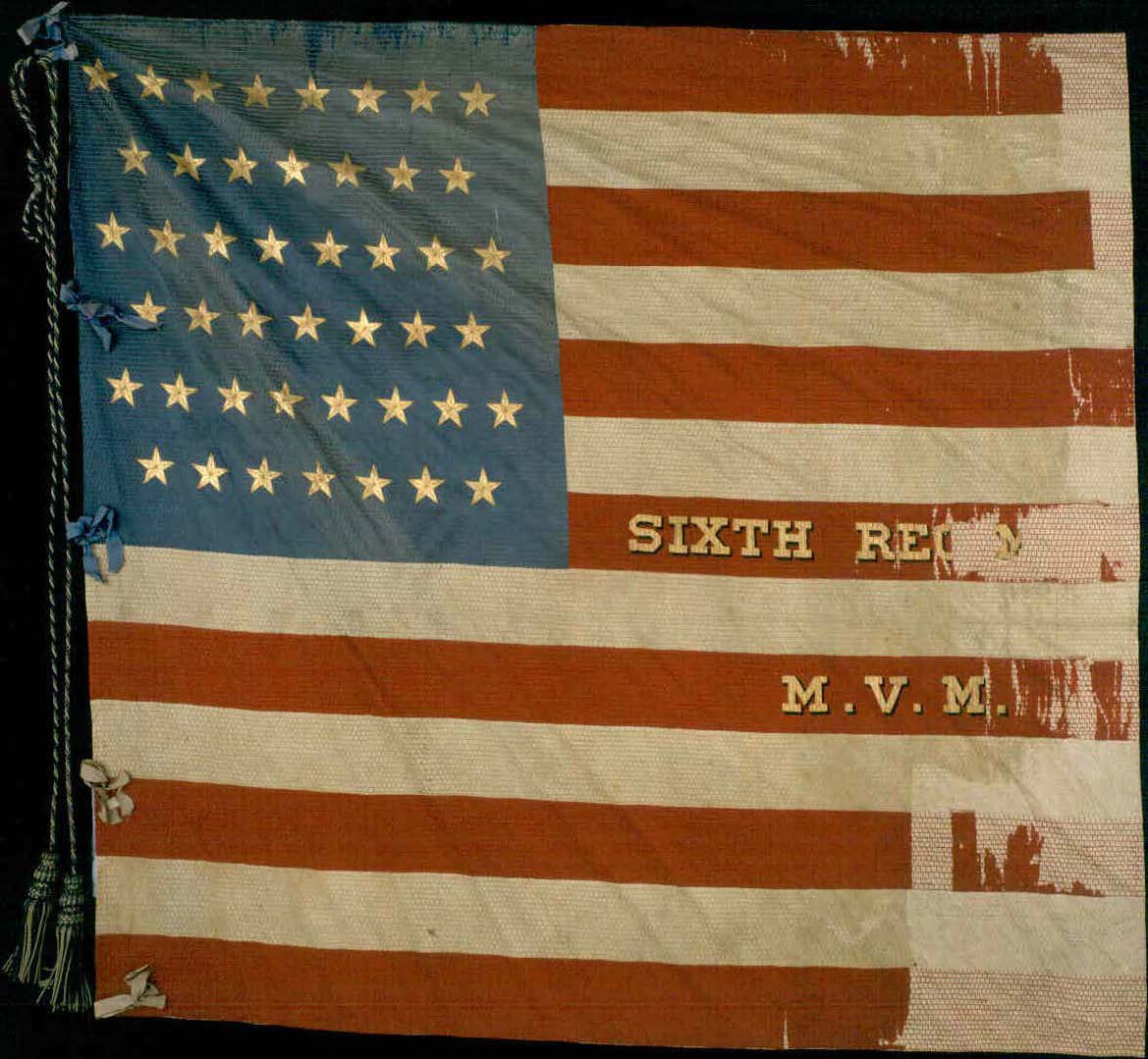 6th Regiment Spanish American War Flag