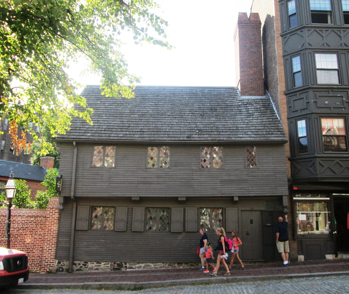 The Paul Revere House.