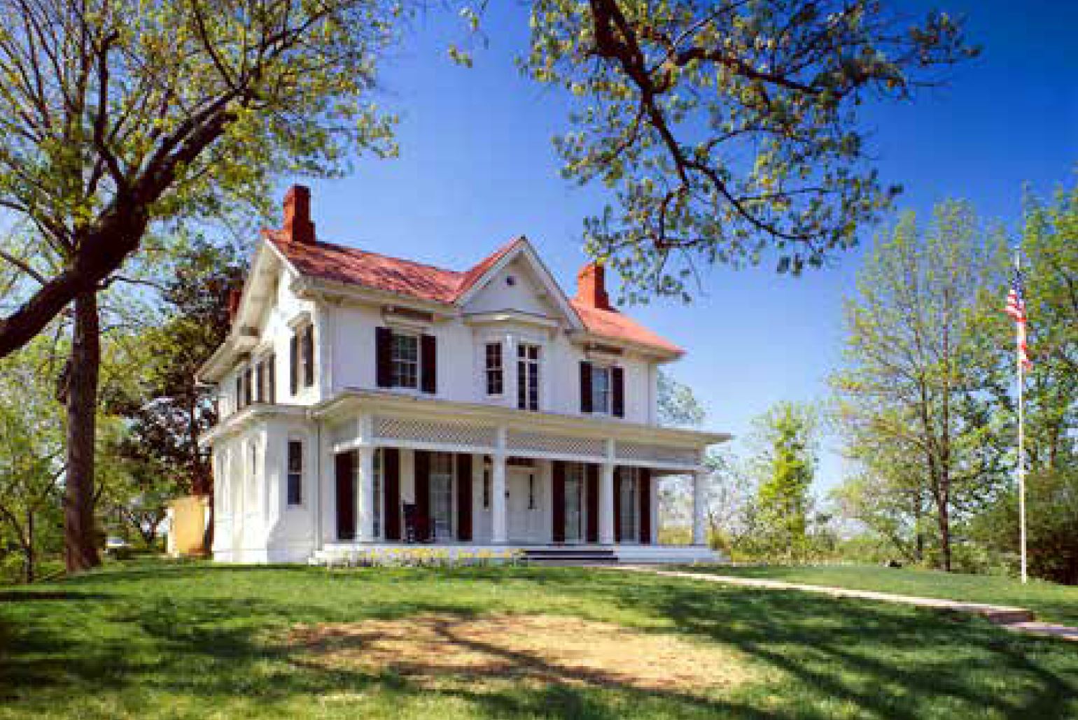 The Douglass home in the Anacostia neighborhood of Washington, D.C. 
