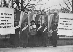 Woodrow Wilson protest