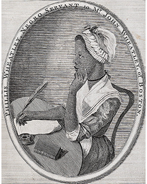 Etching of Phillis Wheatley