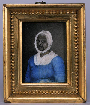 Painting of Mum Bett