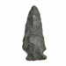 Side-notched point. Stone, Chipped. Hull, MA