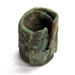 Bead. Copper, Hammered and wrapped. Calf Island.